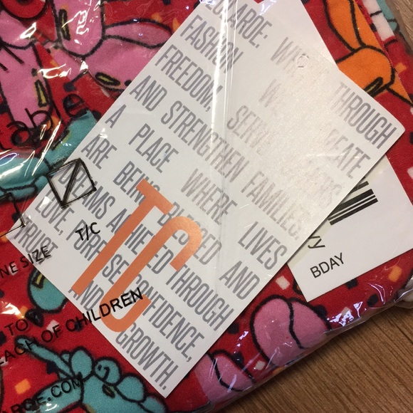 Super rare! LLR 4th birthday leggings! NWT! - Picture 3 of 3